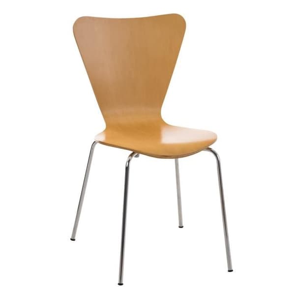 Calisto stapelbara stolar - CLP - Set om 4 - Träsits - Metall