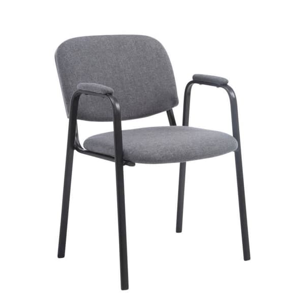 Ken Pro Fabric Visitor Chair, Grå