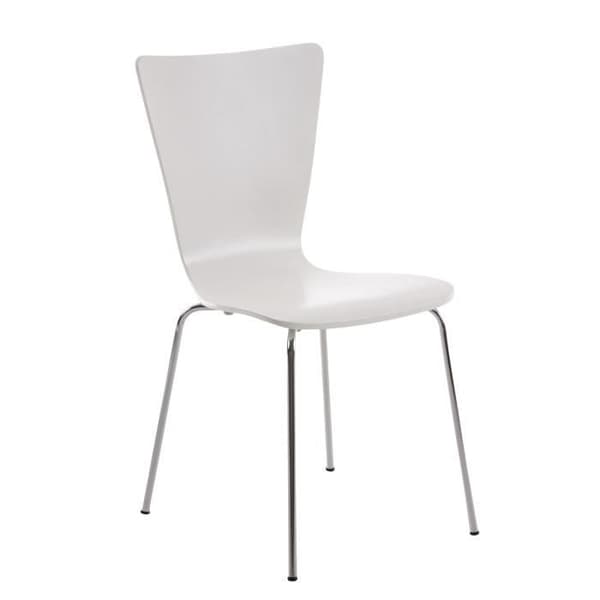 CLP Set med 4 stapelbara AARON-stolar, ergonomisk träsits