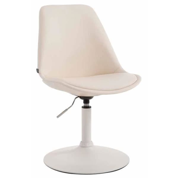 Matsalsstol - CLP - Maverick - Ergonomisk design - Imiterat läder - Beige