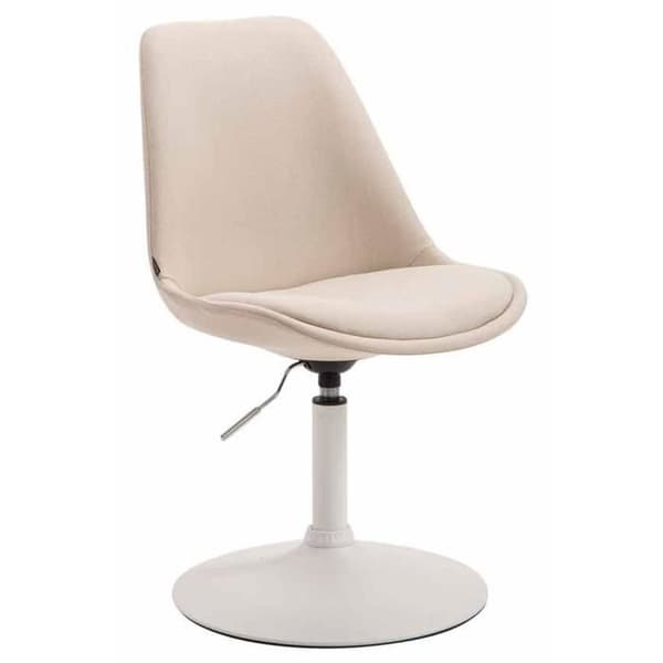 Maverick Tyg Matstol - CLP - Modern Design - Bekväm - Gräddvit