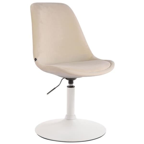 Maverick Velvet Dining Chair - CLP - Modern design - Bekväm - Gräddvit