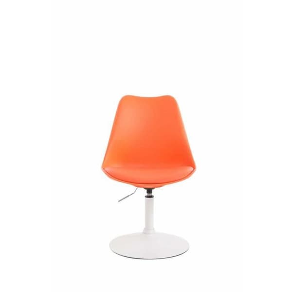 Maverick Dining Room Stol - CLP - Orange-Vit - Bekväm - Design - Plast - Inomhus