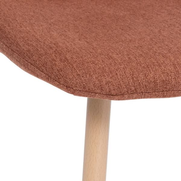 Set med 2 stolar i vintage stil "Marylin" med metallben i bokimitation Atmosphera