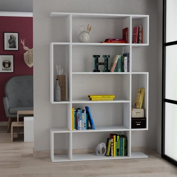 Chic Home Milla kirjahylly 26x110xK161 cm, valkoinen