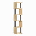 Pikkukuva 2 / 3: Chic Home Pirke hyllykkö 35x30xK161 cm, vaaleanbeige/antrasiitti