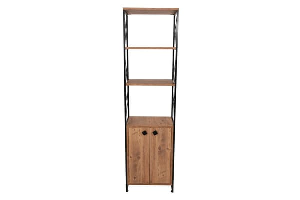 Chic Home Timi kirjahylly 49x30xK180 cm, vaaleanruskea