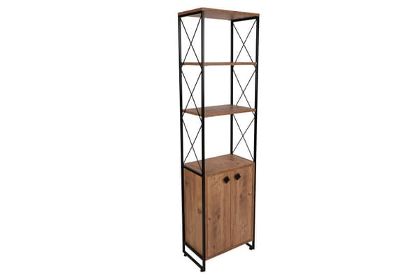 Chic Home Timi kirjahylly 49x30xK180 cm, vaaleanruskea