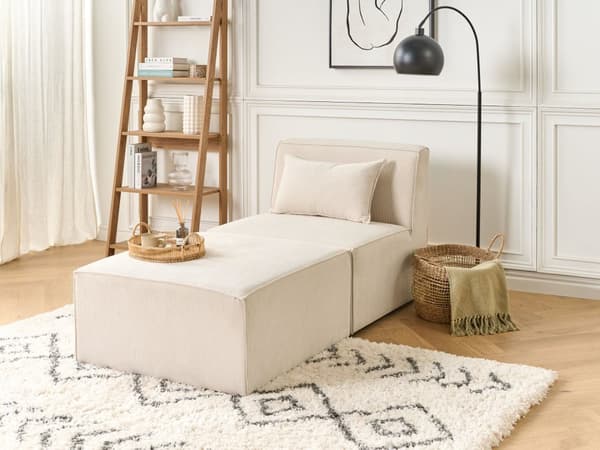 Divaani vaalea beige vakosamettiverhoilu 2 osaa monikäyttöinen koristetyyny minimalistinen