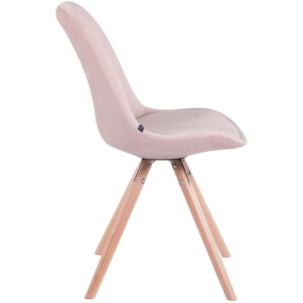 Toulouse sammetsstol - CLP - Matsal - Rosa-Natur - Trä - Modernt - Design