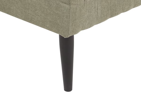 Daybed Grøn Polyester 180 x 70 cm 1 Personers Dagseng Chaiselong med Pølsepude til Stue og Soveværelse
