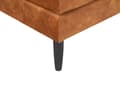Miniatyrbillede 10 af 11: Daybed Gul Velour 180 x 70 cm 1 Personers Dagseng Chaiselong med Pølsepude til Stue og Soveværelse