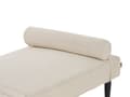 Miniatyrbillede 6 af 11: Daybed Beige Polyester 180 x 70 cm 1 Personers Dagseng Chaiselong med Pølsepude til Stue og Soveværelse