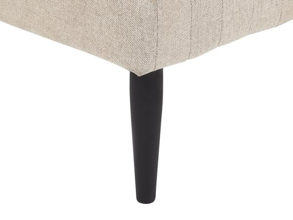 Daybed Beige Polyester 180 x 70 cm 1 Personers Dagseng Chaiselong med Pølsepude til Stue og Soveværelse