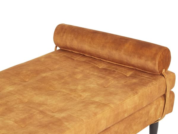 Schäslong Gul Sammet Vardagsrumsmöbler Modern stil