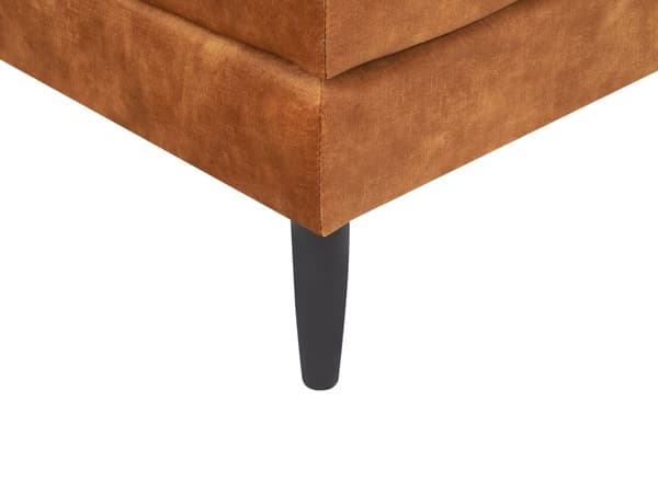Schäslong Gul Sammet Vardagsrumsmöbler Modern stil