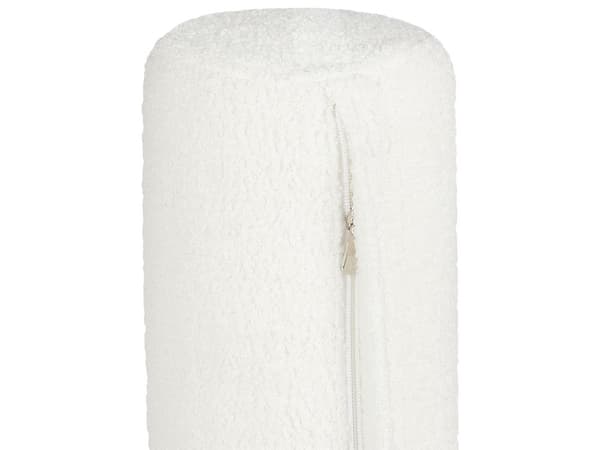 Schäslong Vit Bouclé Vardagsrum Sovrum Metallben Modern stil