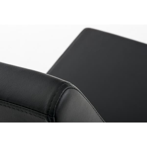 Belfort Cantilever stol i konstläder - CLP - Svart - Modern - 40x90x50 cm