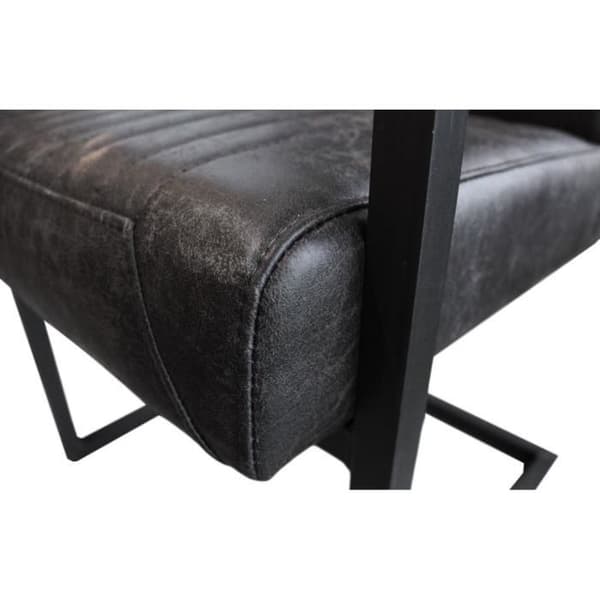 Matstol - HSM - Texas - Äkta läder - Vintage finish - Industriell stil