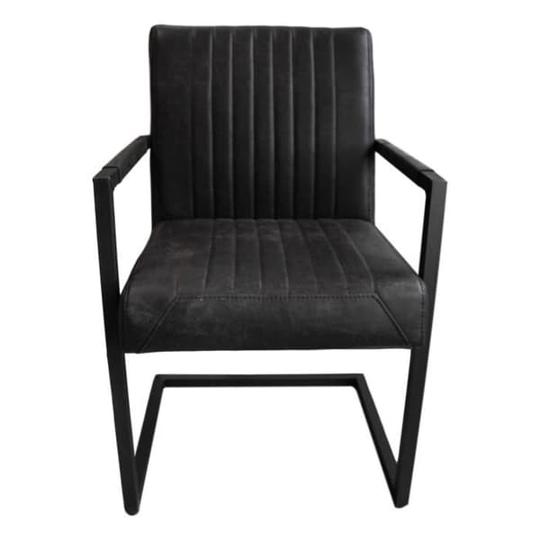 Matstol - HSM - Texas - Äkta läder - Vintage finish - Industriell stil