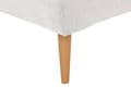 Miniatyrbillede 9 af 10: Daybed Off White 200 x 75 cm 1 Personers Dagseng Chaiselong med Pølsepude til Stue og Soveværelse