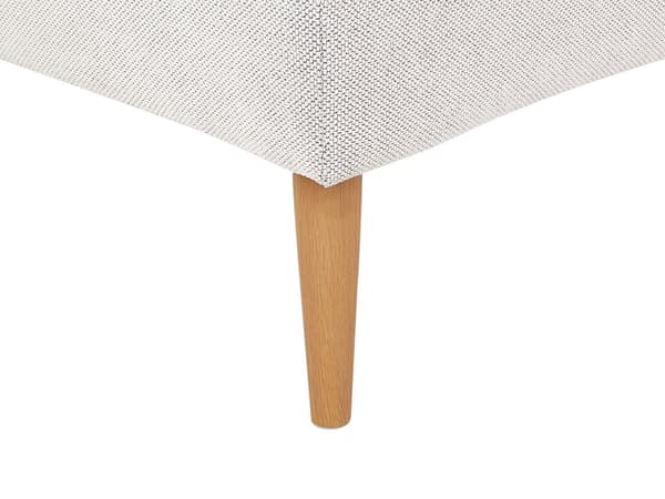 Daybed Off White 200 x 75 cm 1 Personers Dagseng Chaiselong med Pølsepude til Stue og Soveværelse