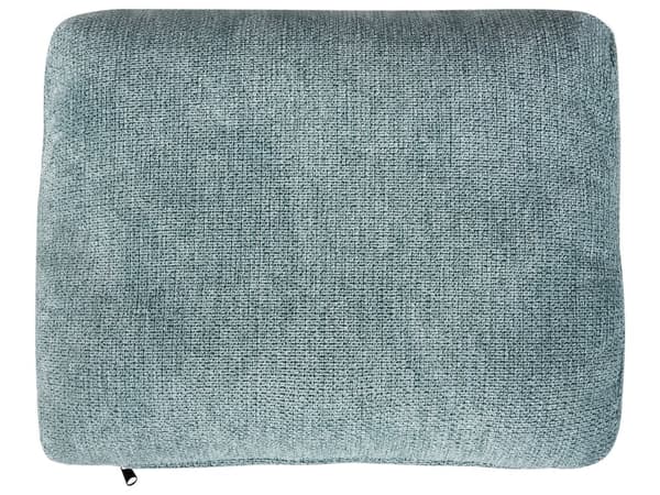 Divaani sininen kangas verhoiltu puu teräsjalat oikeakätinen koristetyynyllä retro tyyli