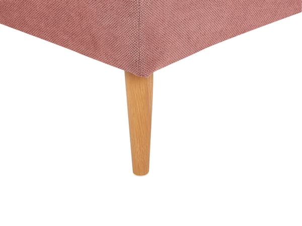 Dagbädd Rosa Tygklädsel Modern Minimalistisk