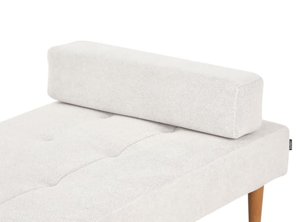 Dagbädd Off-White Tygklädsel Modern Minimalistisk