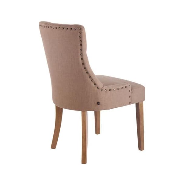 Matsalsstol - CLP - Aberdeen - Tyg - Taupe-Light Antique - Med armstöd