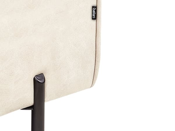 Chaiselong Lys Beige Kunstlæder Daybed med Ryglæn Gæsteseng Multifunktionel Chaise Højrevendt Sofa Moderne til Stuen