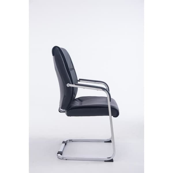 XL Anubis Visitor Chair - CLP - Svart - Imiterat läder - Med armstöd - Inomhus