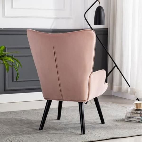 Accentstol, Vardagsrum, Sovrum, Modern Fritidsstol, Rosa