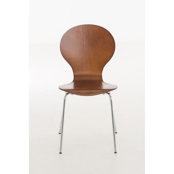 CLP Set med 2 robusta DIEGO stapelbara stolar, med träsits, ergonomiskt utformad sits, lätt underhåll, 10 färger tillgängliga...