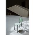 Miniatyrbild 2 av 6: Contemporary Green Chair - KOSMI - LEA Model - Black Metal Ben - Resin and Metal