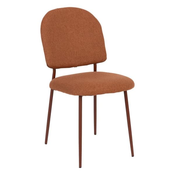 Set med 2 stolar i vintagestil "Loft" & metallben Matchande färg - Amber