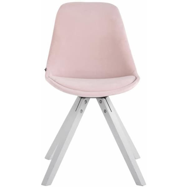 Stol - CLP - Toulouse - Klädd i sammet - Skandinavisk stil - Ergonomisk - Rosa