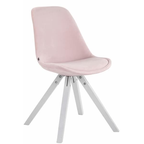 Stol - CLP - Toulouse - Klädd i sammet - Skandinavisk stil - Ergonomisk - Rosa