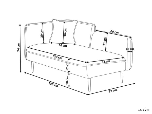 Chaiselong Grå Boucle Daybed med Ryglæn Gæsteseng Multifunktionel Chaise Venstrevendt Sofa Moderne til Stuen