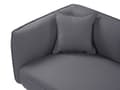 Miniatyrbillede 7 af 11: Chaiselong Grå Boucle Daybed med Ryglæn Gæsteseng Multifunktionel Chaise Venstrevendt Sofa Moderne til Stuen