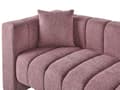 Miniatyrbillede 6 af 11: Chaiselong Lyserød Polyester Daybed med Ryglæn Gæsteseng Multifunktionel Chaise Venstrevendt Sofa Moderne til Stuen