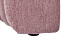 Miniatyrbillede 9 af 11: Chaiselong Lyserød Polyester Daybed med Ryglæn Gæsteseng Multifunktionel Chaise Højrevendt Sofa Moderne til Stuen