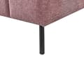 Miniatyrbild 10 av 11: Schäslong Höger Rosa Tygklädsel Svarta Ben Sittdyna Bolsterdyna Modern Glam Design