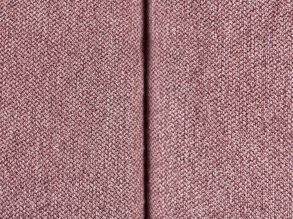 Schäslong Höger Rosa Tygklädsel Svarta Ben Sittdyna Bolsterdyna Modern Glam Design