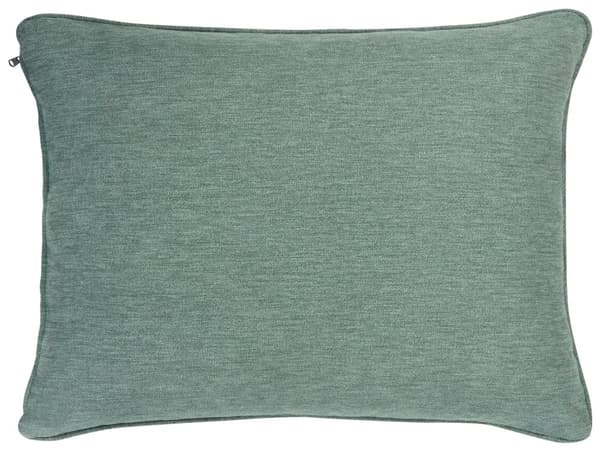 Schäslong Grön Tyg Klädsel Armstöd Kudde Ryggstöd Modern Design Symmetriskt Vardagsrum