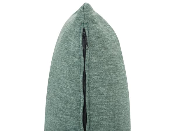 Schäslong Grön Tyg Klädsel Armstöd Kudde Ryggstöd Modern Design Symmetriskt Vardagsrum