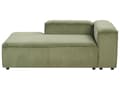 Miniatyrbillede 5 af 11: Chaiselong Grøn Fløjl Daybed med Ryglæn Gæsteseng Multifunktionel Chaise Højrevendt Sofa Moderne til Stuen Højrevendt