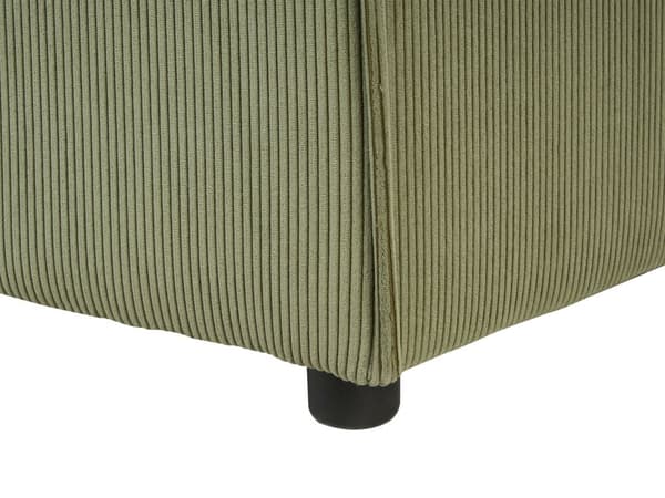Chaiselong Grøn Fløjl Daybed med Ryglæn Gæsteseng Multifunktionel Chaise Højrevendt Sofa Moderne til Stuen Højrevendt