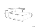 Miniatyrbillede 3 af 11: Chaiselong Grøn Fløjl Daybed med Ryglæn Gæsteseng Multifunktionel Chaise Venstrevendt Sofa Moderne til Stuen