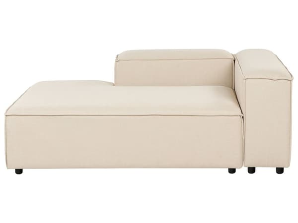 Schäslong Höger Beige Polyester Modern Syntetiska Ben Vardagsrum